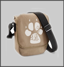 Husky in Paw Small Shoulder Bag